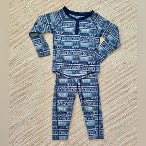 COPY - Patagonia Capelene Baselayer Blue Set